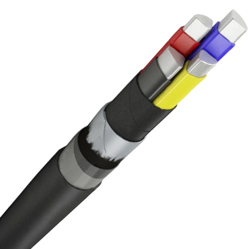 Силовые кабели с пластмассовой изоляцией 4x95x0.6 мм ВБбШв ГОСТ 16442-80